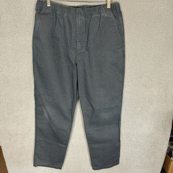 The Territory Ahead Pants Men's Large Blue Elastic Waist Drawstring Cotton - Picture 1 of 8